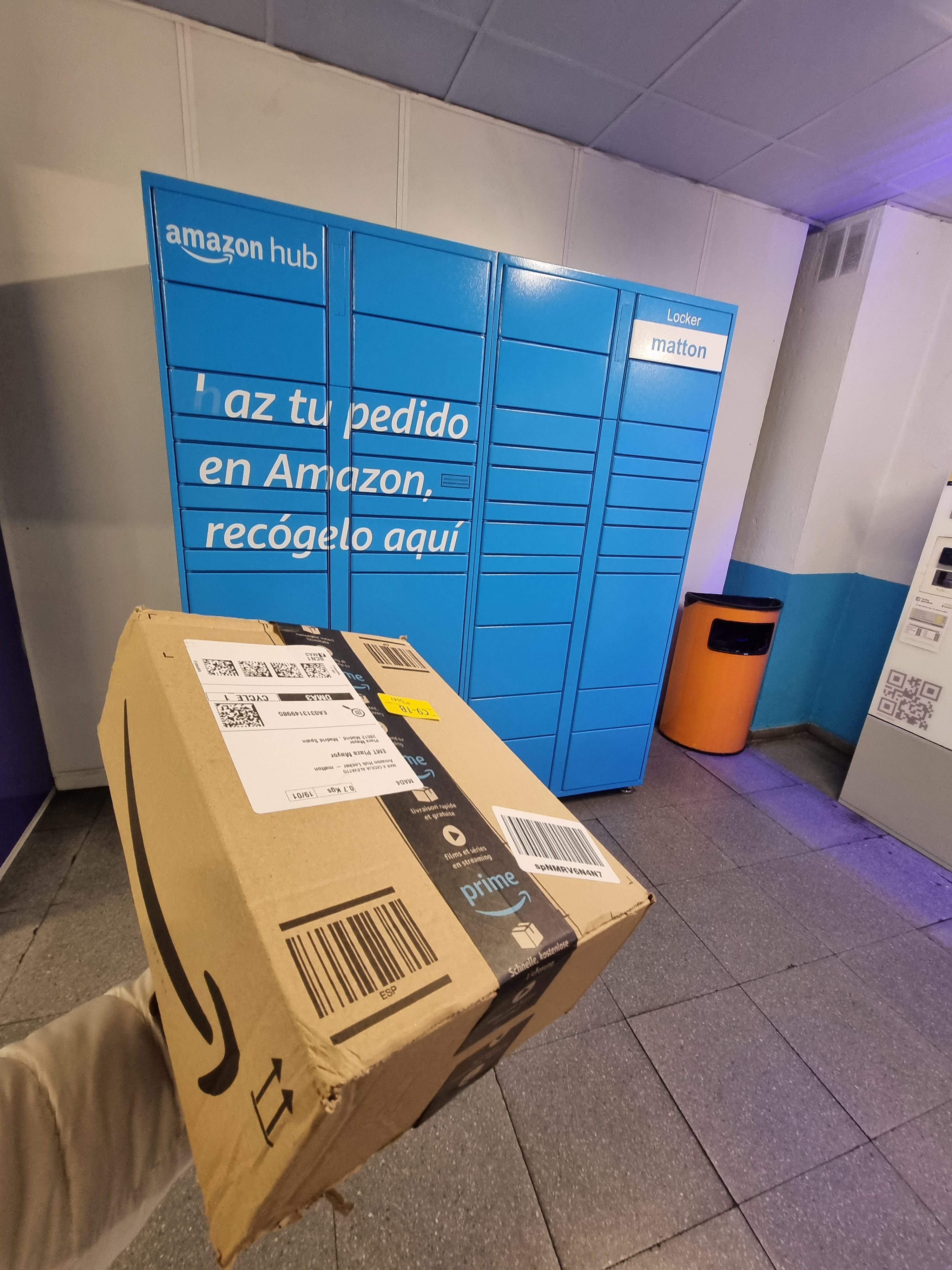 AMAZON LOCKER EN MADRID. TE CUENTO UN POCO MI EXPERIENCIA.